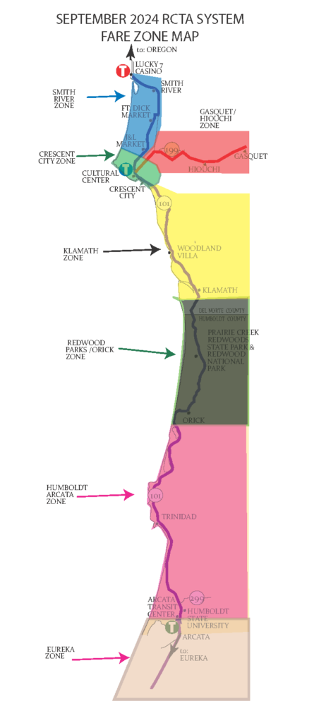 Fare Zone Map