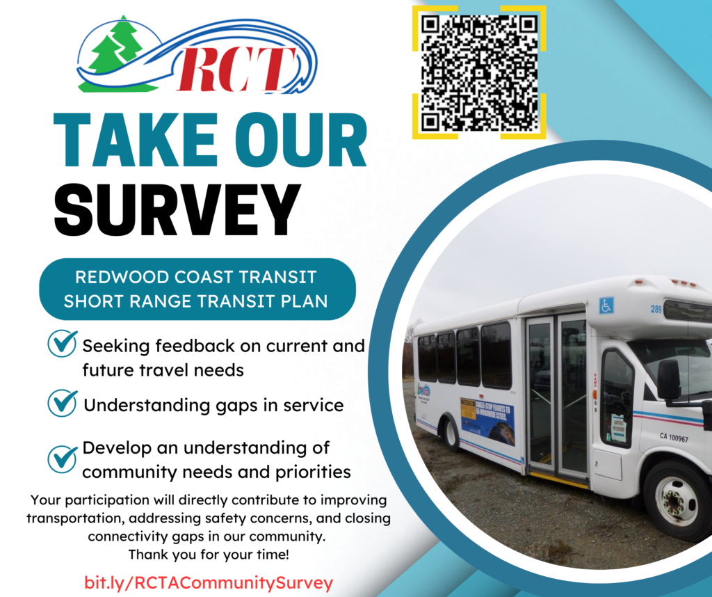 RCTA bus with survey link